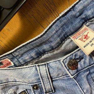 True religion jeans size 29 low rise inseam 32.5